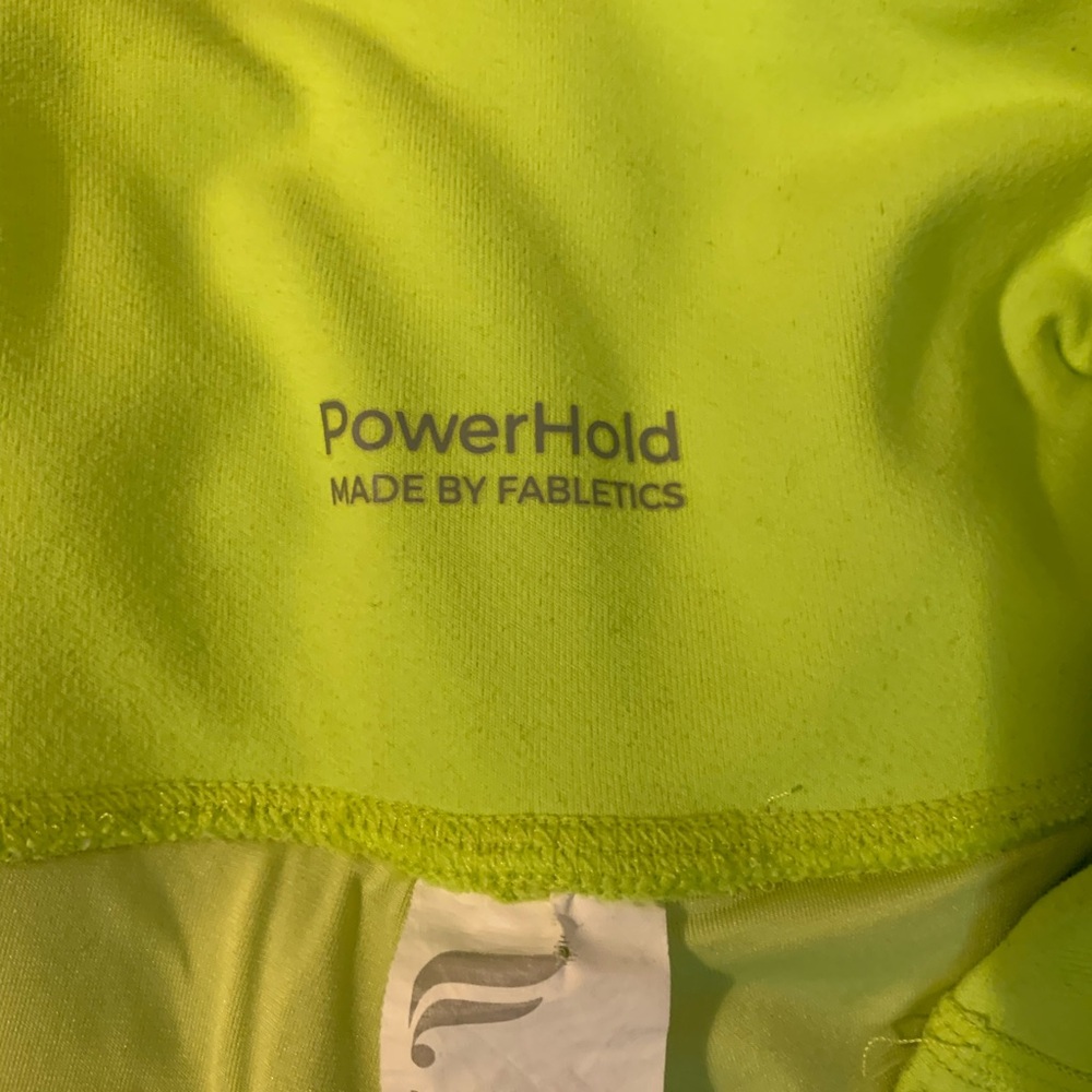 Fabletics Neon Green PowerHold Activewear